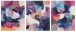 Passage (Tryptich) *SOLD | Oil And Acrylic Painting in Paintings by Simona Gocan. Item composed of canvas and synthetic in contemporary style