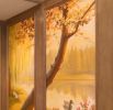 Fall Foliage Panoramic Mural | Murals by Nicolette Atelier. Item composed of synthetic