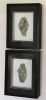 11x14 Framed Stone Artwork (pair of Campan Vert marble) | Wall Sculpture in Wall Hangings by Scott Gentry Sculpture, LLC. Item composed of marble in contemporary style