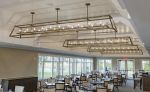 Custom Pendants | Pendants by ILEX Architectural Lighting | Shorehaven Golf Club in Norwalk. Item composed of aluminum