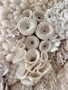 Commission Coral Textile Wall Sculpture Large Fiber Art | Tapestry in Wall Hangings by Anna Baranova Art. Item made of cotton with fiber works with contemporary & modern style