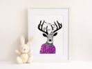Dakota the Deer | Prints by Chrysa Koukoura. Item made of paper