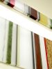 Cellular Barcode Installation | Wall Sculpture in Wall Hangings by Marcia Stuermer | Visa Global HQ in Foster City. Item composed of synthetic