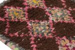 Vintage Moroccan Rug with Polychromatic Diamond Patterns | Area Rug in Rugs by Rug and Kilim