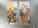 "Running Through" | Oil And Acrylic Painting in Paintings by Caroline Wright. Item made of canvas