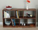 Modern walnut shelving. low, open, natural oil finish | Storage by Modwerks Furniture Design. Item made of walnut works with mid century modern & modern style
