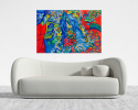 Klezmer Jewish Art Canvas Print | Prints in Paintings by Leon Zernitsky Art. Item compatible with contemporary style