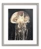 In The Dark Jellyfish - ink drawing | Paintings by Melissa Patel. Item made of paper