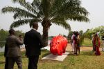 Hippo - Sculpture Hippo outdoor for The Royal Senchi Ghana | Public Art by Ninon Art | The Royal Senchi Resort/Hotel in Akosombo