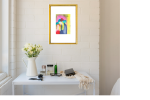 Blue Hat | Watercolor Painting in Paintings by Rita Winkler - My Art, My Shop -by Rita ... Where Every Stroke Speaks of Joy and Inclusion. Item composed of paper in contemporary or modern style