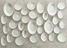 Soft Porcelain - Wall Composition: hand made porcelain | Wall Sculpture in Wall Hangings by Studio DeSimoneWayland. Item composed of ceramic and synthetic