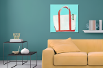 Beach Bag with Sun Glasses (Prints) | Paintings by Michelle Keib Art. Item made of paper