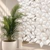Open-plan office divider – Facet 66.9″ × 96.9″ in White | Decorative Objects by Bloomming, Bas van Leeuwen & Mireille Meijs | SGX Centre in Singapore. Item in contemporary style