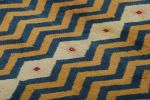 Vintage Persian Gabbeh Rug with Polychromatic Geometric | Area Rug in Rugs by Rug and Kilim