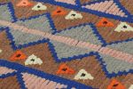 Vintage Moroccan Runner with Polychromatic Geometric Pattern | Area Rug in Rugs by Rug and Kilim