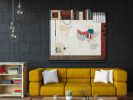Comfort Zone 62"x67" | Oil And Acrylic Painting in Paintings by Bibby Gignilliat. Item made of wood with synthetic