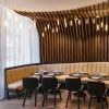 "Bespoke Suspensions Rainy Day and Smoon Birdie Light" | Lighting Design by Beau&Bien | Odette L'Auberge Urbaine in Paris