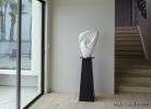 Marble Vortex | Public Sculptures by The Sculpture Studio LLCc. Item composed of steel and stone