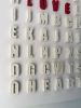 Hidden Words — Custom Word Search Wall Art in Macrame Cord | Wall Sculpture in Wall Hangings by macramestories. Item composed of canvas & fiber compatible with minimalism and contemporary style