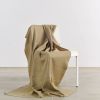 Haze Green Merino Throw | Linens & Bedding by Studio Variously. Item composed of cotton