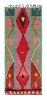 Vintage Moroccan Runner Rug with Multicolor Diamond | Area Rug in Rugs by Rug and Kilim