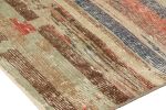 Vintage Zeki Müren Rug in Polychromatic Geometric Stripes | Area Rug in Rugs by Rug and Kilim