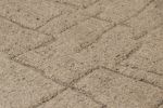 Rug & Kilim’s Textural Rug in Beige-Brown with High-Low | Area Rug in Rugs by Rug and Kilim. Item composed of wool