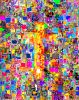 A.Cross | Mixed Media in Paintings by Marc VanDermeer. Item made of canvas works with contemporary & modern style