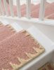 Handwoven Woolen Pink Runner Rug | Rugs by Evergreen Carpets. Item made of wool works with boho & minimalism style