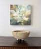 "Whispers of Nature 1" - Abstract Floral Art | Oil And Acrylic Painting in Paintings by Lynette Melnyk. Item made of canvas works with contemporary & country & farmhouse style