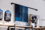 Handmade Indigo Wall Panels | Wall Hangings by Blue Print Amsterdam | Levi's Store Amsterdam in Amsterdam