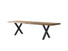 Dining Table For Outdoor - Tropical Wood Table | Tables by Tinella Collection. Item composed of walnut and metal in minimalism or contemporary style