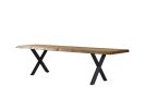 Dining Table For Outdoor - Tropical Wood Table | Tables by Tinella Wood. Item composed of walnut and metal in minimalism or contemporary style