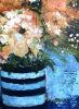 Full Bloom - Colorful Floral Painting on Canvas | Oil And Acrylic Painting in Paintings by Filomena Booth Fine Art. Item made of canvas compatible with contemporary style