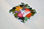 Buddha for Yoga Class Studio | Mixed Media by Mira's Craft. Item composed of paper