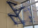 Second Means of Egress installation | Sculptures by Amuneal | Clarion Partners in Washington. Item composed of steel