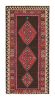 Vintage Northwest Persian Kilim in Brown with Red Medallions | Area Rug in Rugs by Rug and Kilim