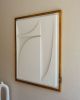 No. 107 Japandi Plaster Wall Relief - Scandinavian Decor | Wall Sculpture in Wall Hangings by Joseph A