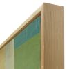 Contemporary "Shades of Green" Abstract Oil Painting | Oil And Acrylic Painting in Paintings by Suzanne Nicoll Studio. Item composed of birch wood compatible with minimalism and mid century modern style
