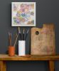 TRIBUTE TO MURAKAMI : THE SMILE FLOWER | Oil And Acrylic Painting in Paintings by Virginie SCHROEDER. Item composed of canvas compatible with art deco style