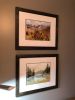 Mountains and Thistle | Watercolor Painting in Paintings by Maurice Dionne FINEART. Item made of paper