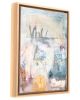 "Serene Chaos" - Abstract - Framed | Mixed Media in Paintings by El Lovaas. Item made of canvas