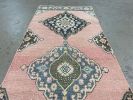 Vintage Turkish Rug Anatolian Runner | 2.9 x 12 | Small Rug in Rugs by Wool and Rug. Item made of wool works with boho & mid century modern style