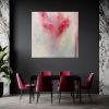 Song of the Equinox - Soft abstract floral painting | Oil And Acrylic Painting in Paintings by Jennifer Baker Fine Art. Item composed of canvas in contemporary style