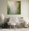 Favola - Dreamy abstract landscape painting | Oil And Acrylic Painting in Paintings by Jennifer Baker Fine Art. Item works with boho & contemporary style