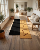 Organic Seagrass Runner Rug | Handwoven Hallway & Entryway | Rugs by LA FIBRE ARTISANALE. Item made of fiber works with contemporary & modern style