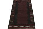 Vintage Afghan Baluch Kilim Runner Rug, with Geometric | Area Rug in Rugs by Rug and Kilim