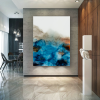 'Oyster VIII' - Luxury Resin Abstract Fine Artwork | Paintings by Christina Twomey Art + Design. Item composed of birch wood in minimalism or contemporary style