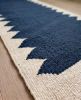 Handwoven Grey Wool Stair Runner | Runner Rug in Rugs by Evergreen Carpets. Item composed of wool in boho or minimalism style