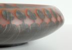 Long Shadow Series #17 (ash grey crowd with orange) | Decorative Bowl in Decorative Objects by Todd McCollister | Lied Education Center for the Arts in Omaha. Item made of wood works with contemporary & eclectic & maximalism style
